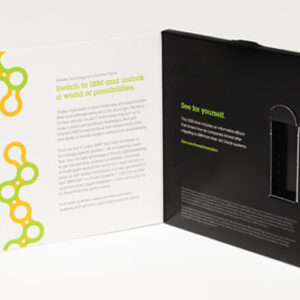 custom folding carton box for usb drive