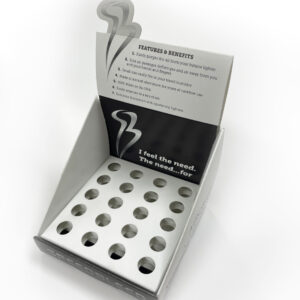 Custom box insert for lighters