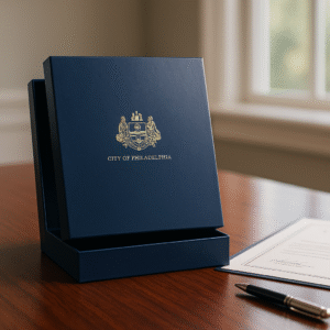 RIGID BOX - FOIL STAMPED - SATIN LINED INSERT